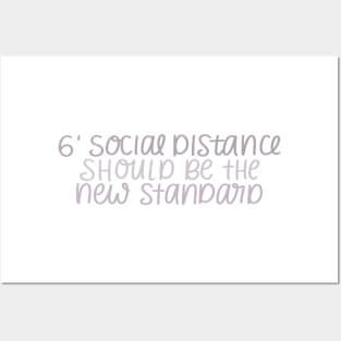 social distance Posters and Art